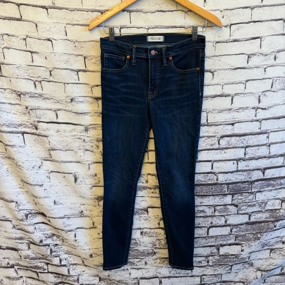 Madewell Mid-Rise Women's Dark Blue Skinny Jeans